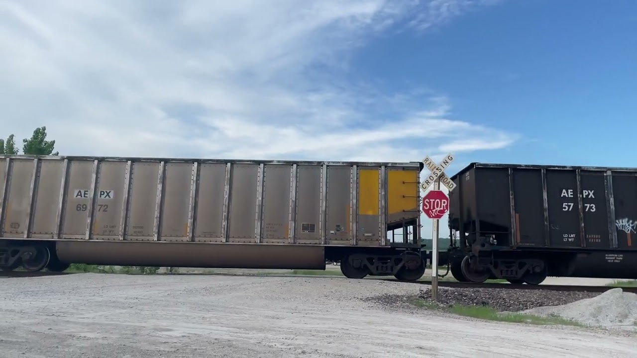 UP coal train at Coal Junction Road