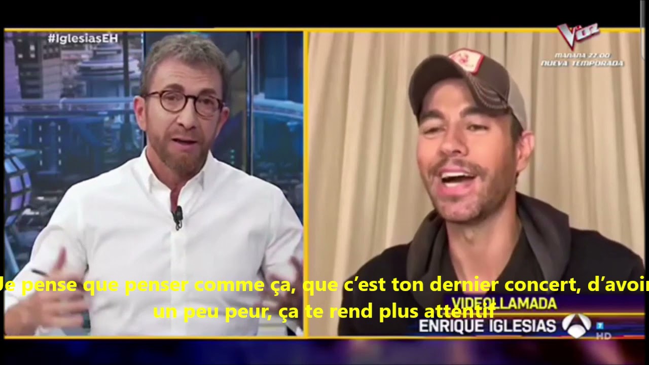 Enrique Iglesias - INTERVIEW - El Hormiguero 2021 - SOUS-TITRES FR