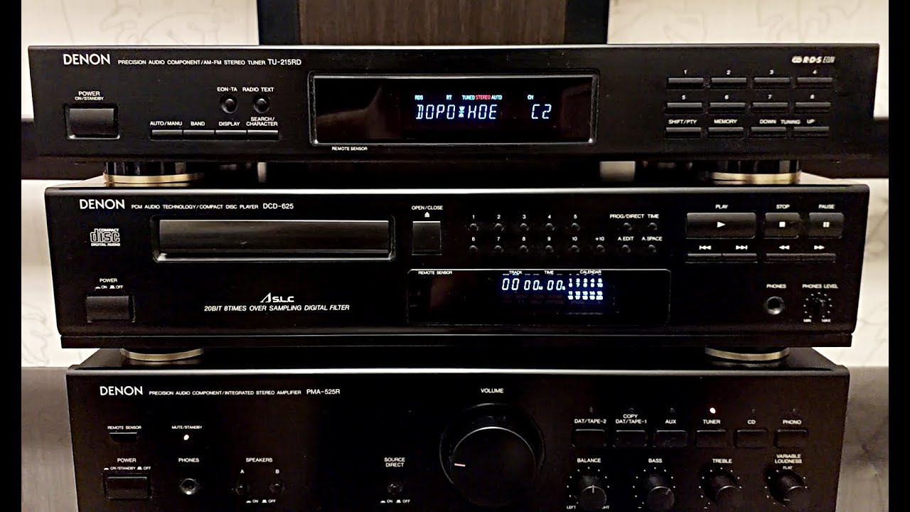 DENON PMA-525R & DENON DCD-625 & DENON TU-215RD  Великолепные аудио компоненты из первых рук!
