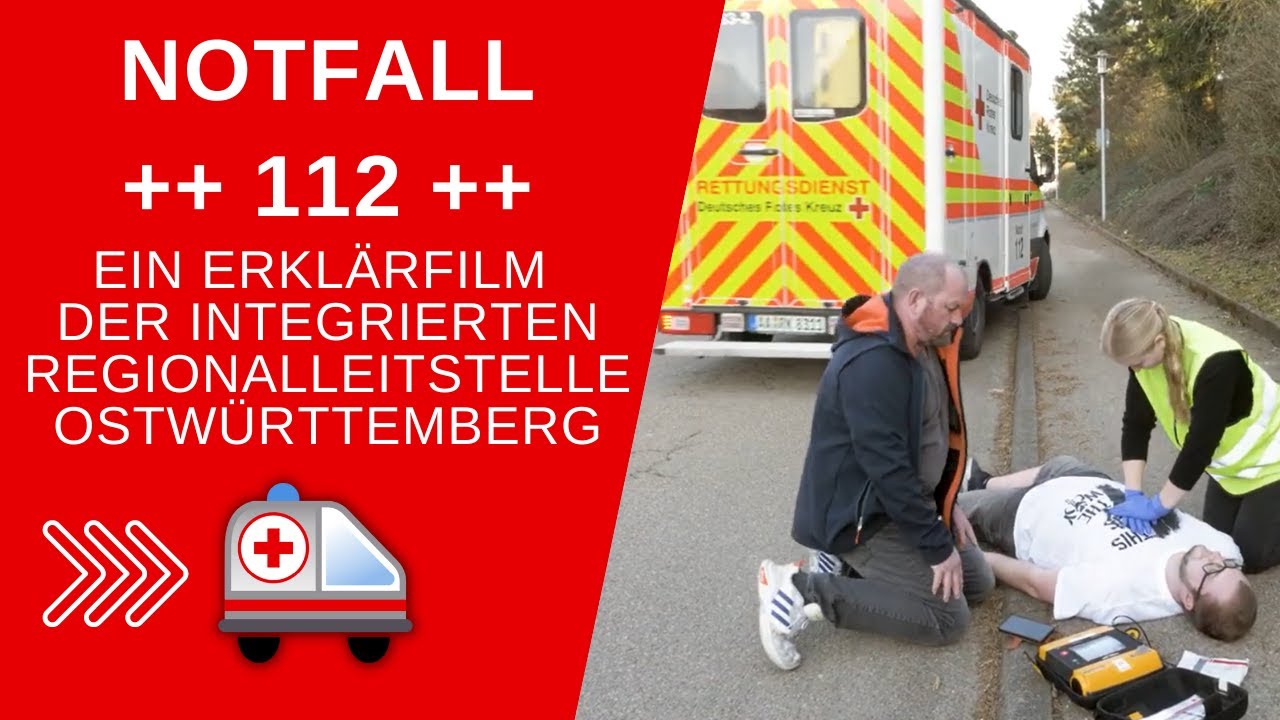 Notfall - 112 - ein Erklärfilm der Integrierten Regionalleitstelle Ostwürttemberg in Aalen