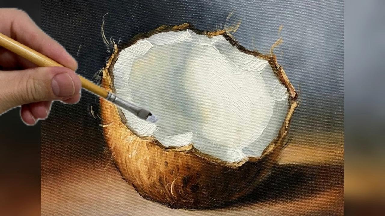SUCHY KOKOS / MALOWANIE KROK PO KROKU