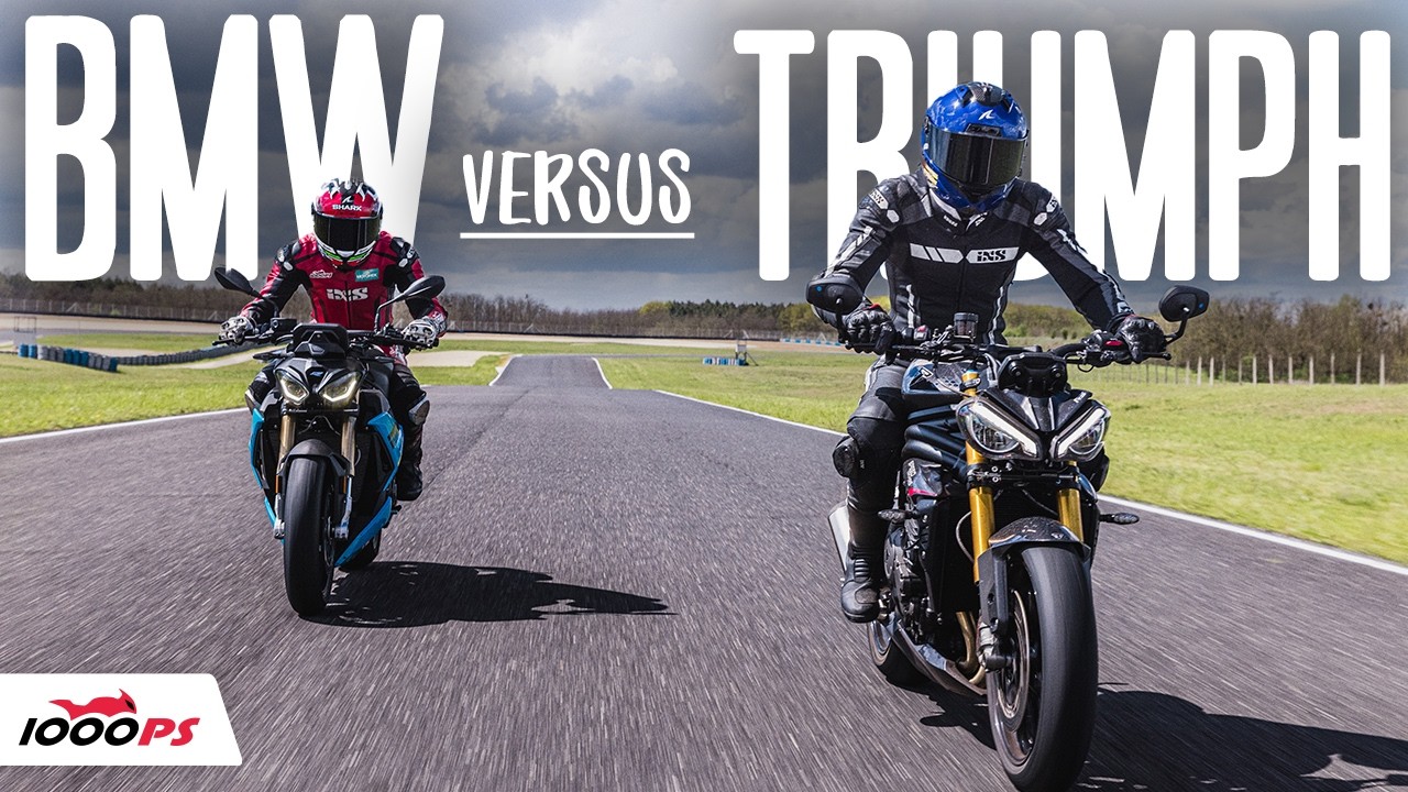 BMW S 1000 R vs. Triumph Speed Triple 1200 RS - Power Nakedbike-Vergleich auf der Rennstrecke 2025!