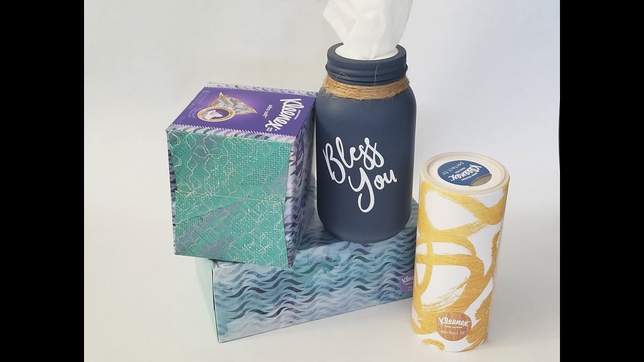 Mason Jar Tissue Holder Tutorial