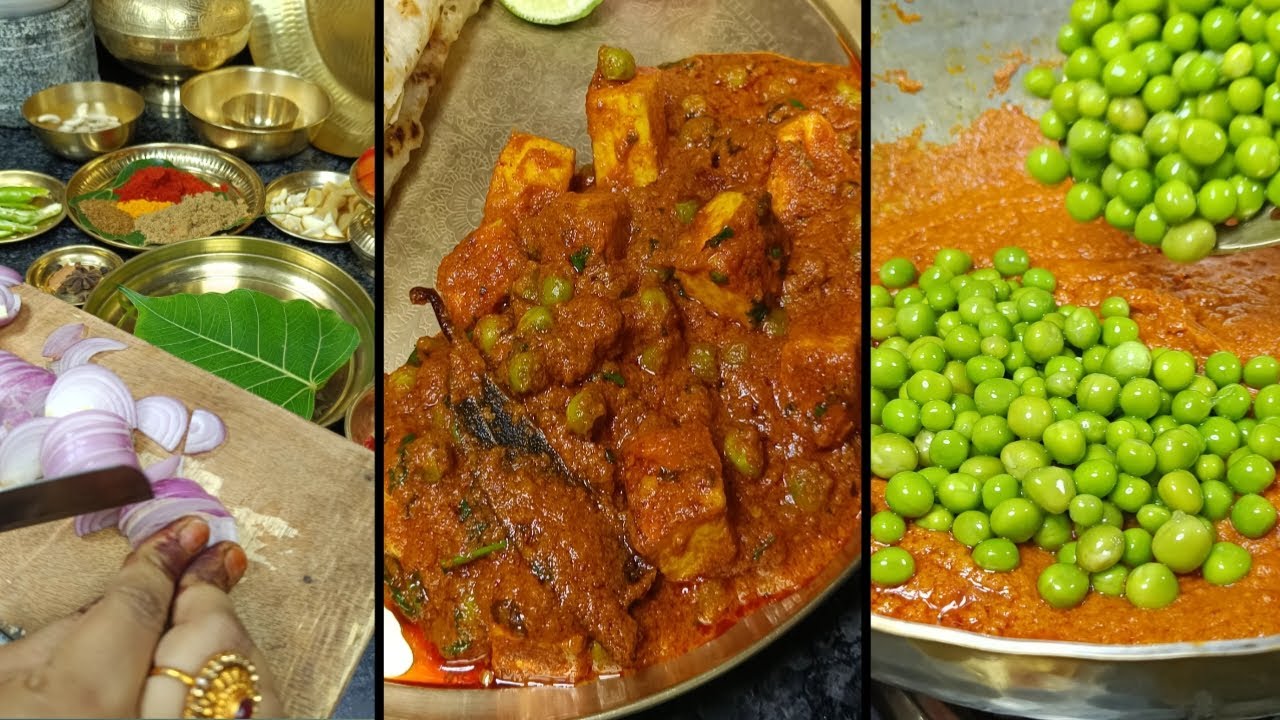 Restaurant style matar paneer | Mater Paneer #makeeathealthy