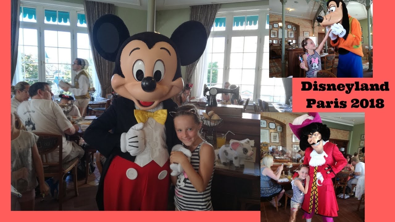 Disneyland Paris 2018 Character dining at Inventions**Disney Characters