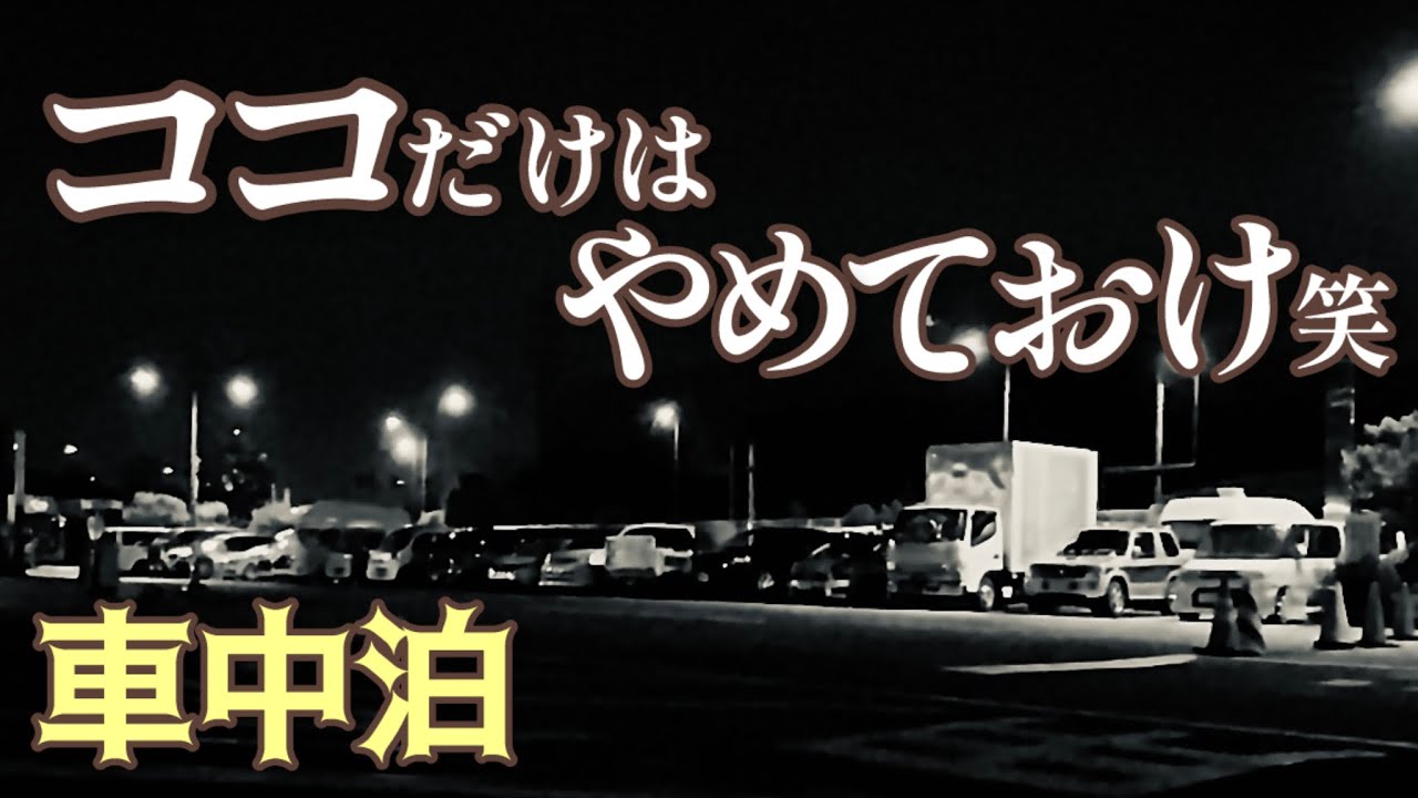 【超カオス】初めて車中泊した東京唯一の道の駅へお礼参り車中泊！※おすすめはしません笑/car camping