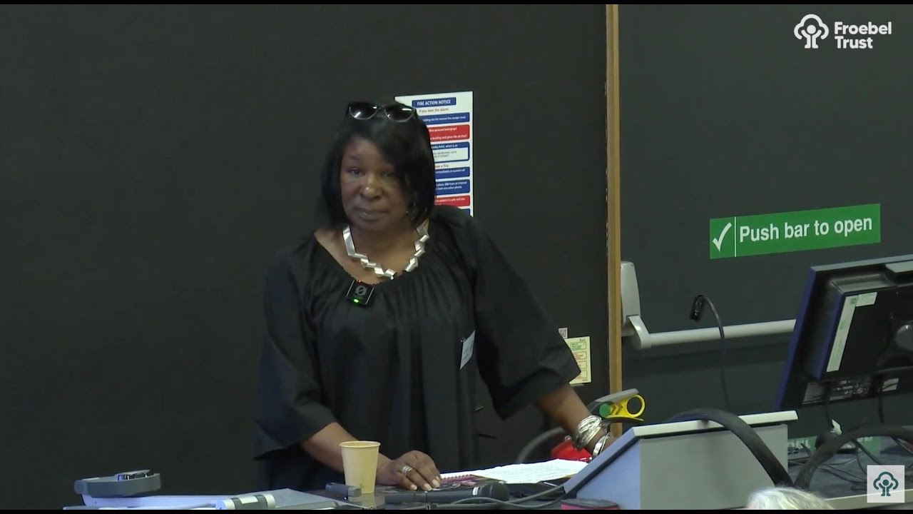 'Play Coordinates All Learning' by Dr Stella Louis at the Froebel Trust 2025 Conference
