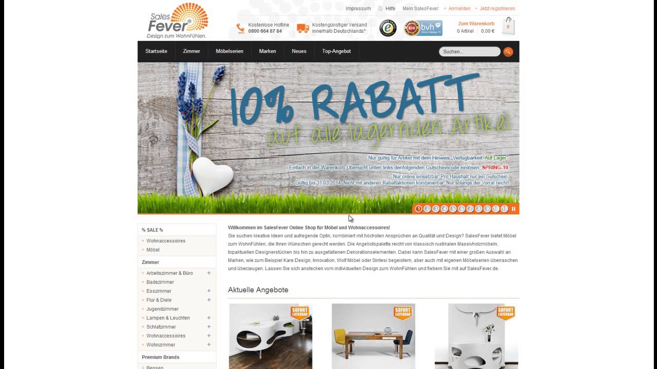 Wie verwende ich einen Gutscheincode von Salesfever?