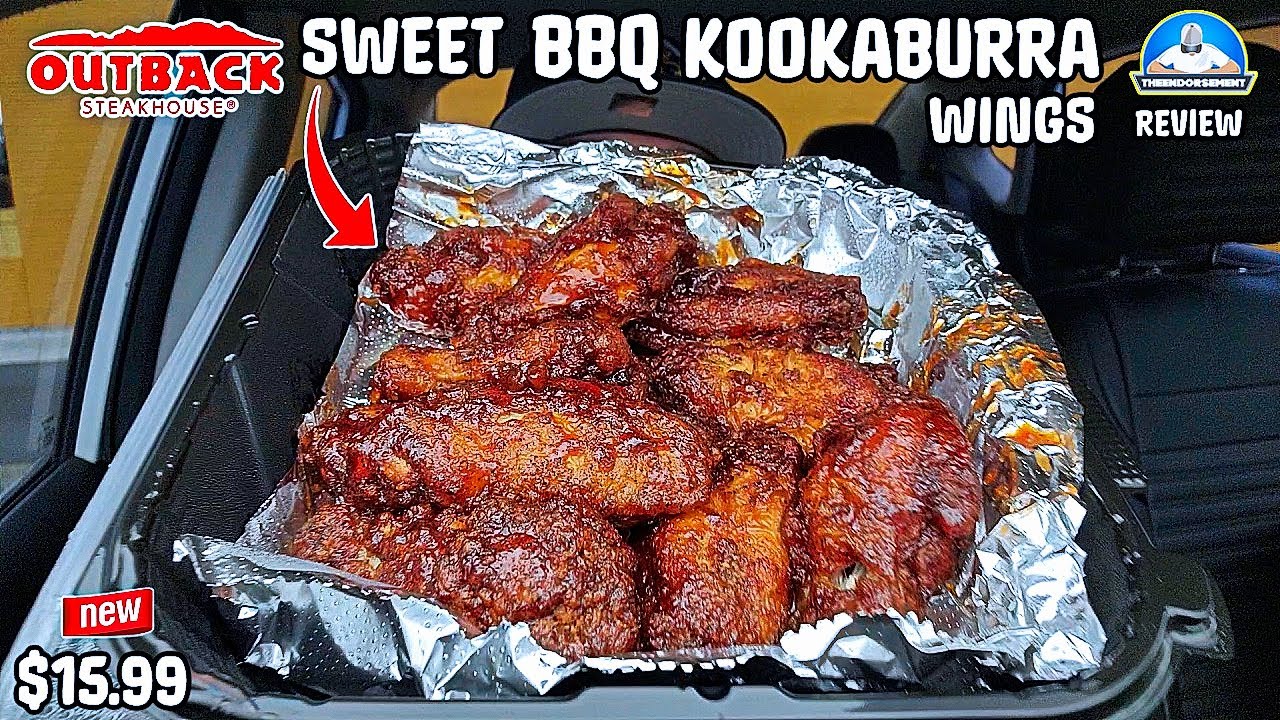 Обзор крылышек Кукабурра в сладком соусе барбекю от Outback Steakhouse®! 🐔 | Лучший ли у них вкус...