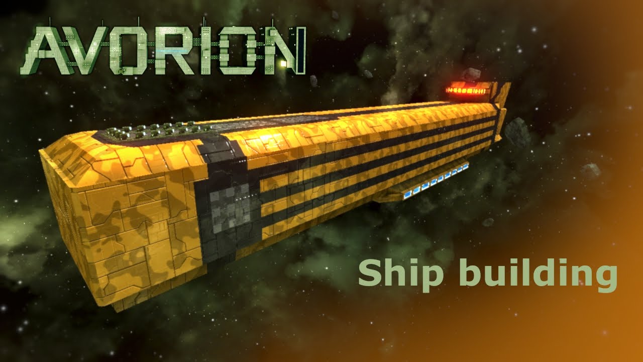 Avorion Creative Gameplay of Ship Building. Gaming with RG DK. #avorion #spaceship #building #gaming