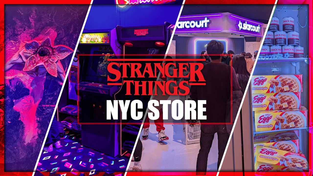 STRANGER THINGS NYC Official Store Opening Walkthrough