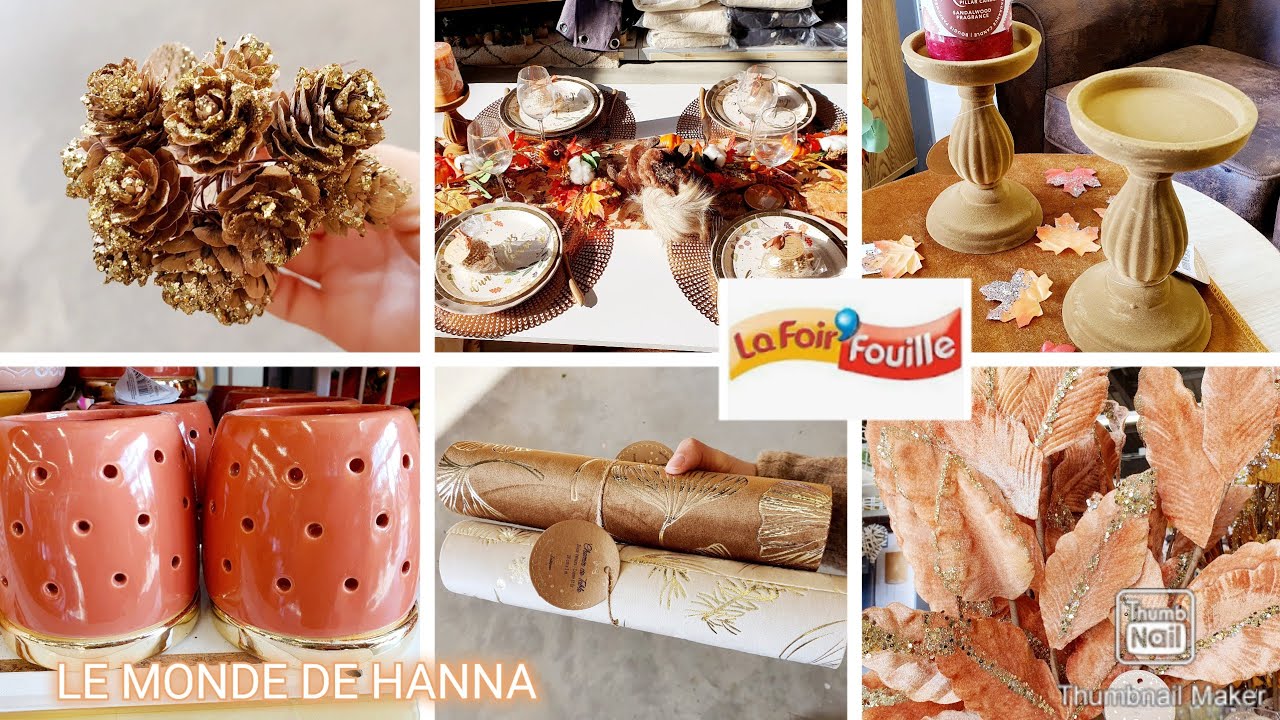 LA FOIR'FOUILLE 19-10 DÉCORATION SPÉCIALE AUTOMNE 🍁🍂🍁