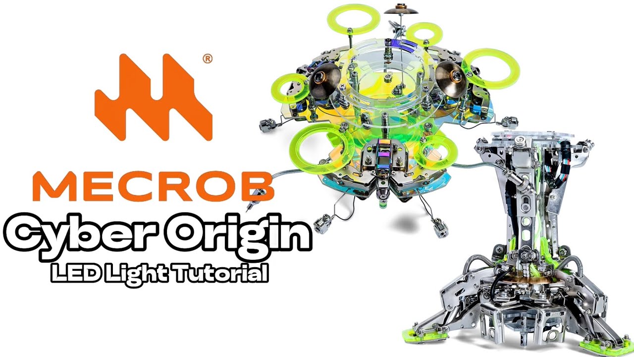 MECROB Cyber Origin Metal Puzzle LED Light Tutorial