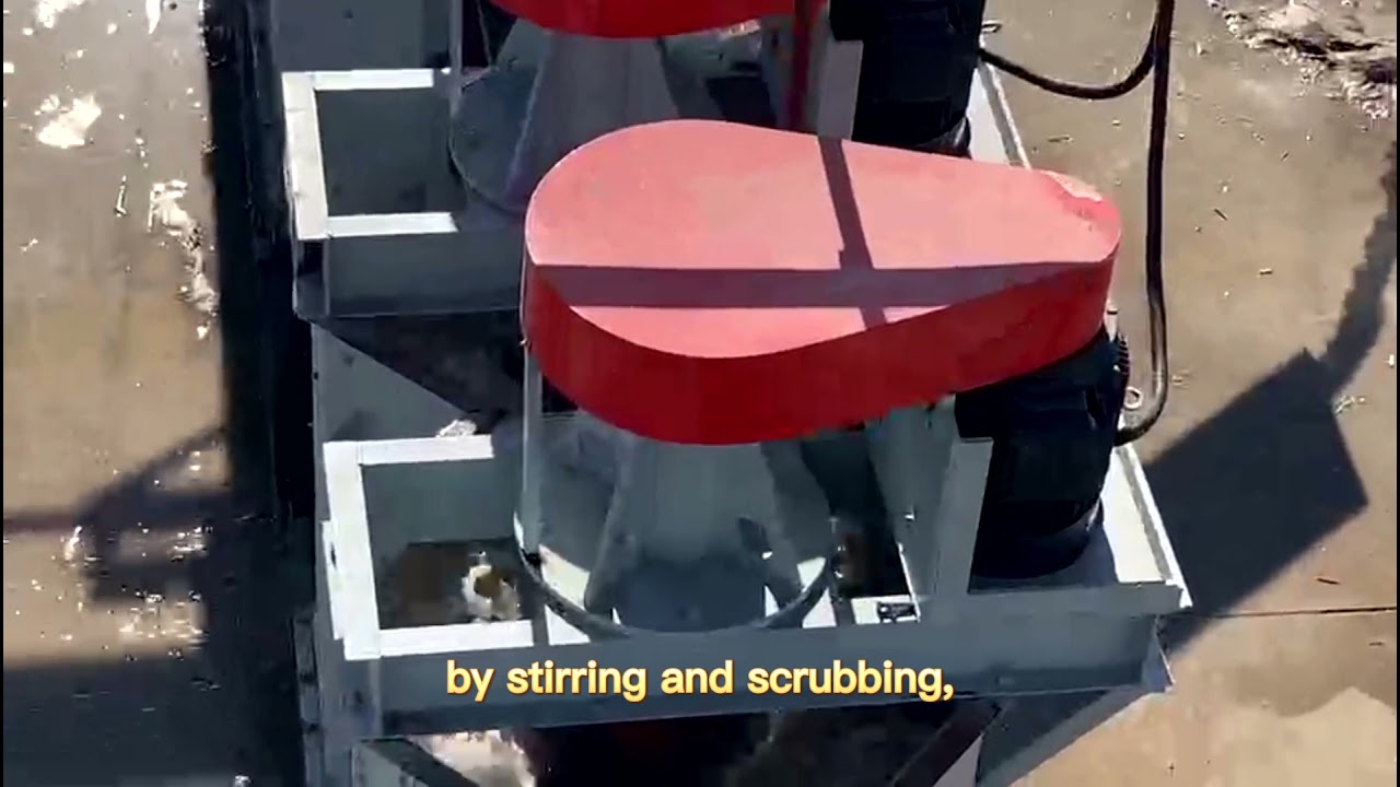 sand washing machine，attrition scrubber for washing silica sand