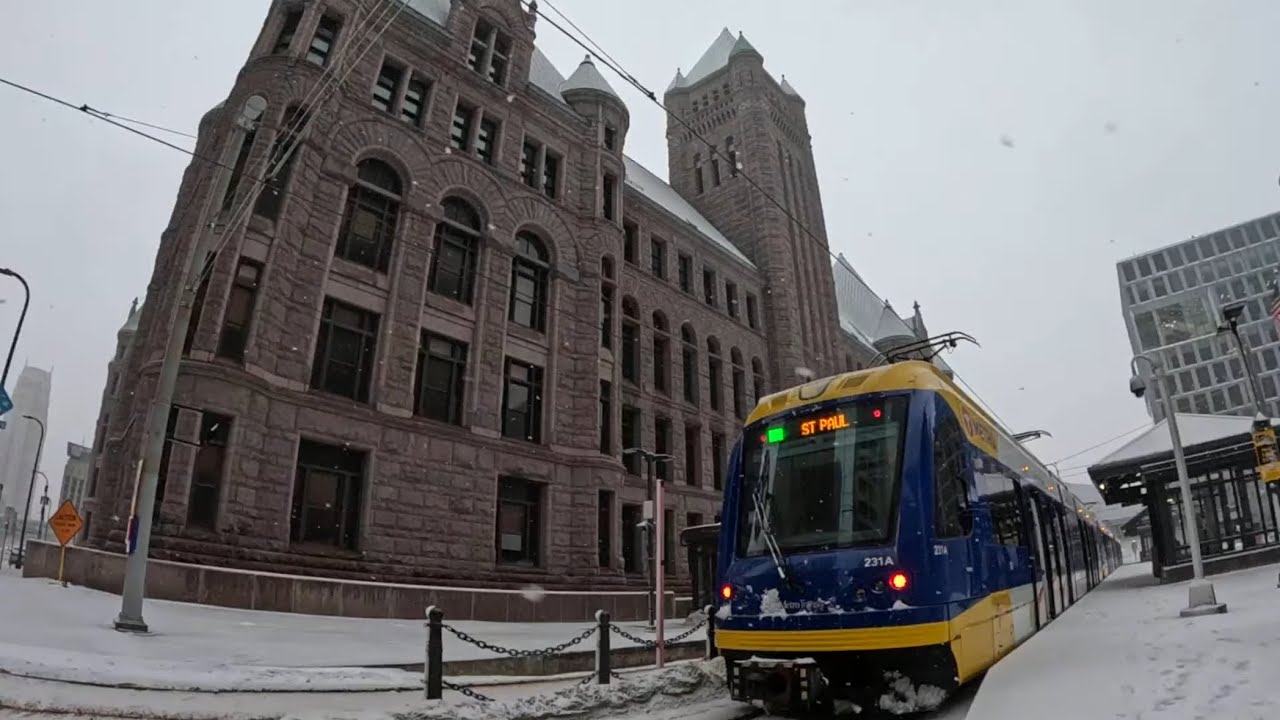 Live: Snowy Fat Bike Ride in Minneapolis