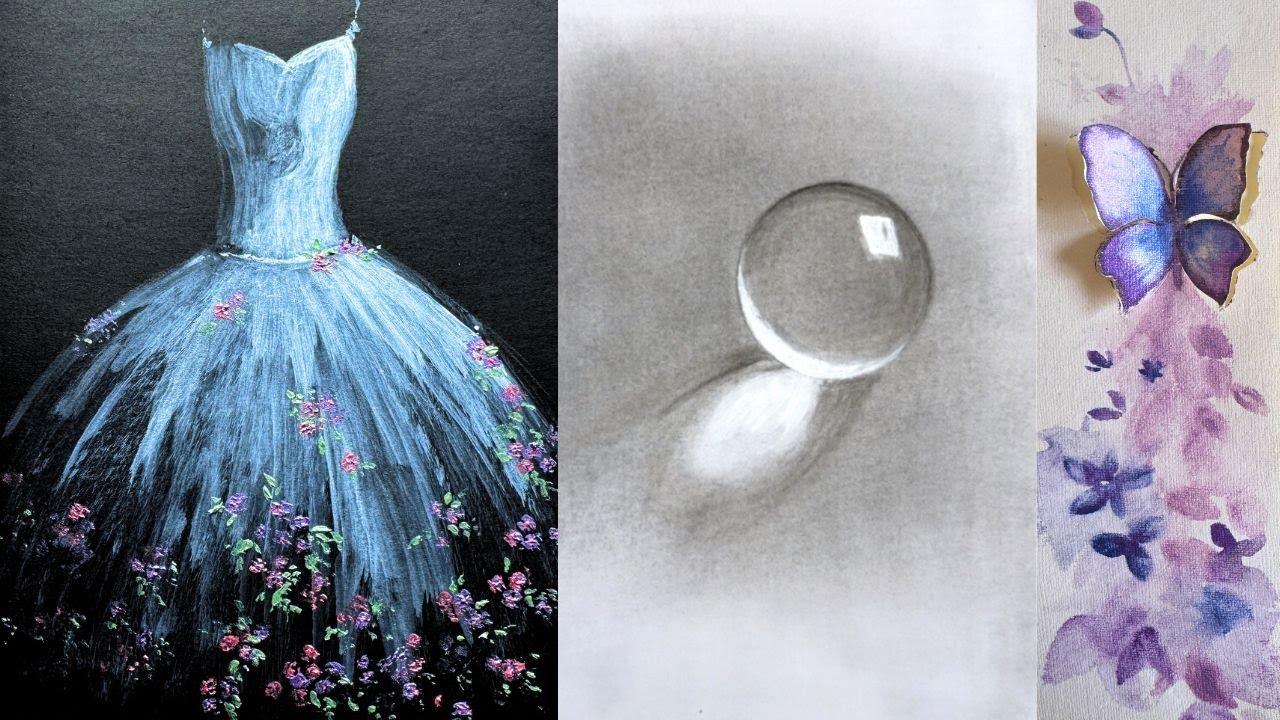 10 Easy Art Tips & Hacks That Work Extremely Well | Easy painting for Beginners