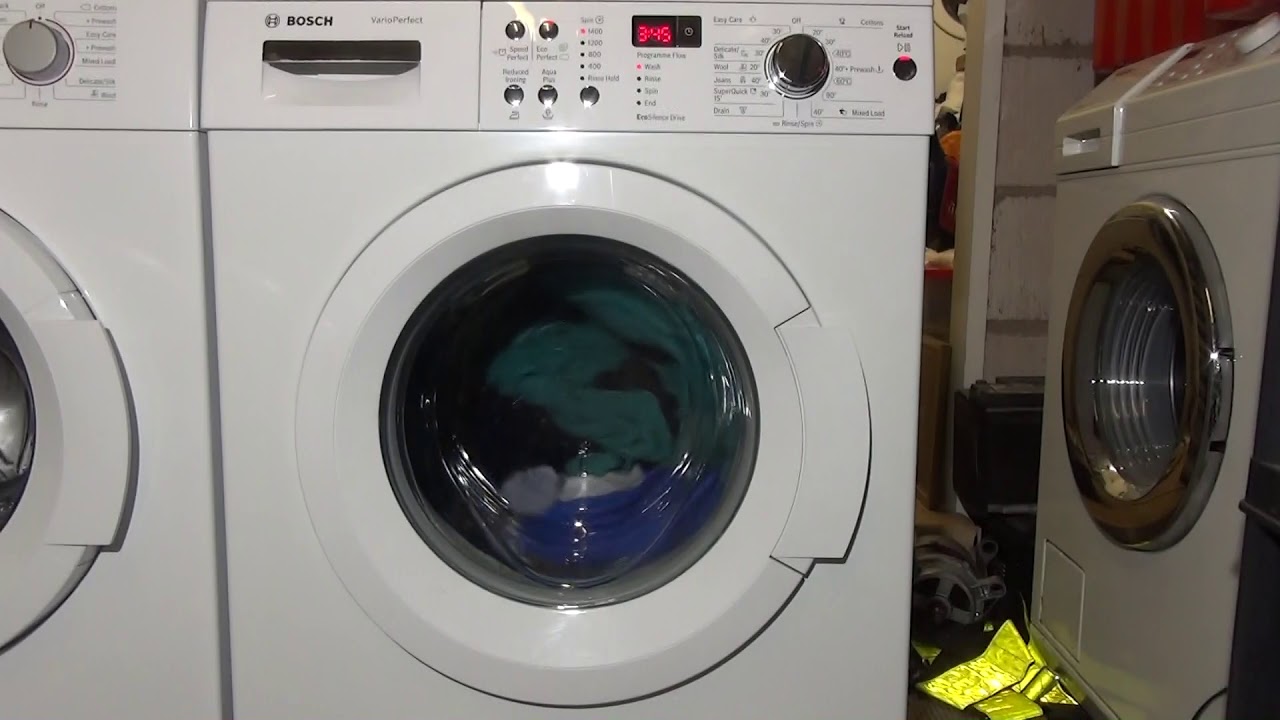 Bosch Exxcel WAQ283S1 : cotton standard eco 60'c (Full cycle)