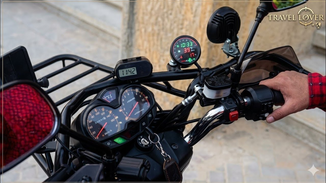 Suzuki GR-150 Motorbike Modification For Northern Areas Trip Owner Review With LS-2 Helmet Pakistan