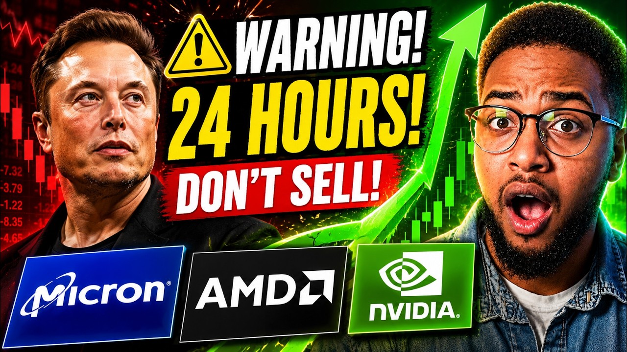 СРОЧНО‼️ MICRON, AMD И NVIDIA! У ВАС ЕСТЬ 24 ЧАСА! ИЛОН МАСК ГОТОВИТСЯ ВСТРЯХНУТЬ РЫНОК!