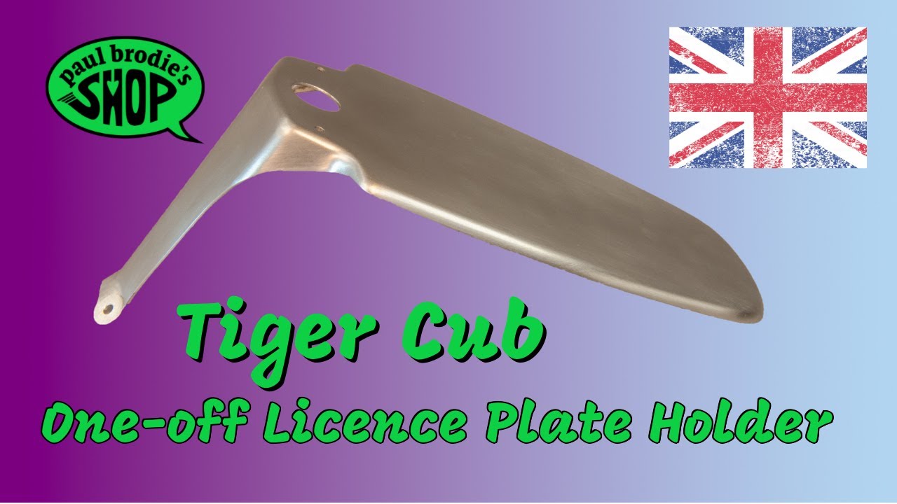 Licence plate holder // Paul Brodie's Shop