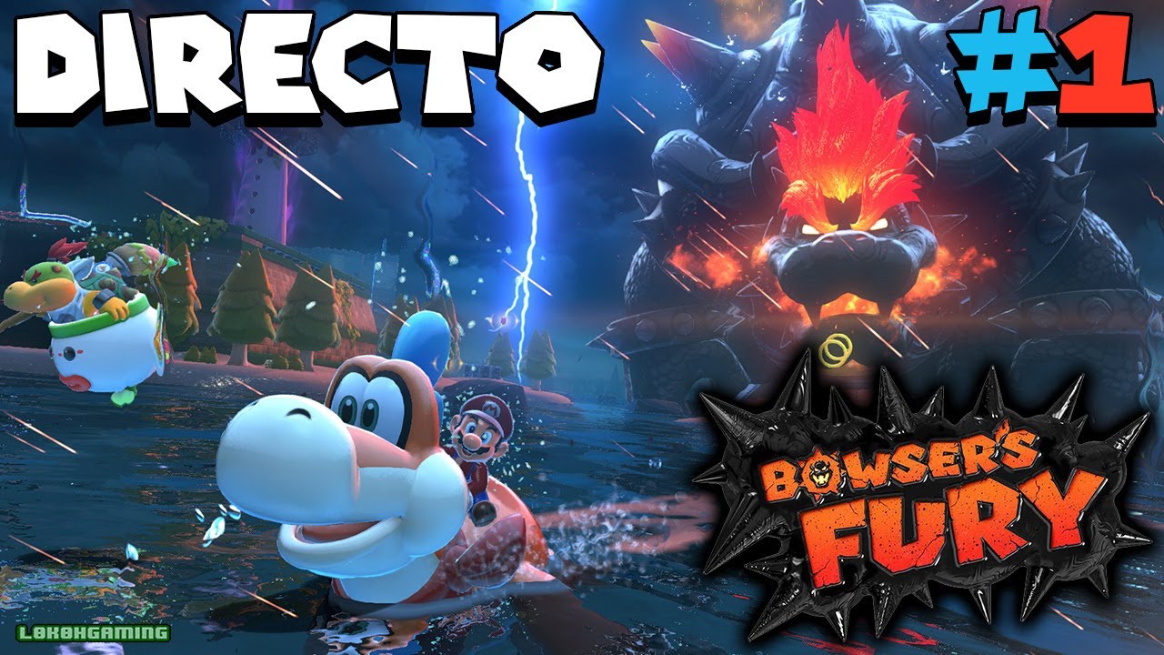 Bowser's Fury - Directo 1# Español - Juego 100% - Fnal Verdadero - Impresiones - Nintendo Switch