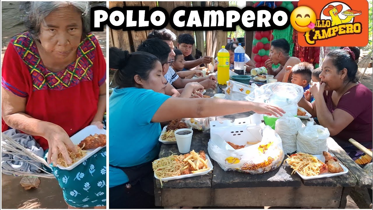 Suscriptora Invita a toda la Familia😱A Un almuerzo Pollo Campero😋Asi Disfruta doña natalia
