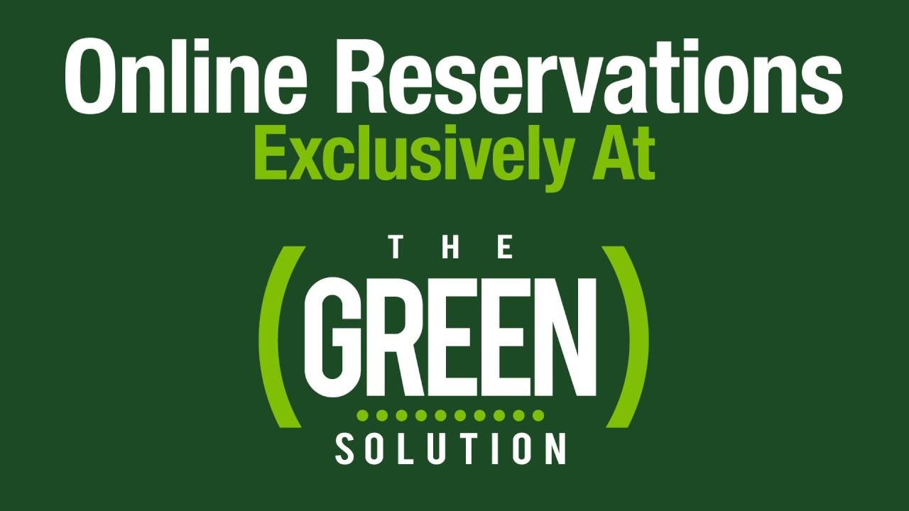 Online Reservations by The Green Solution