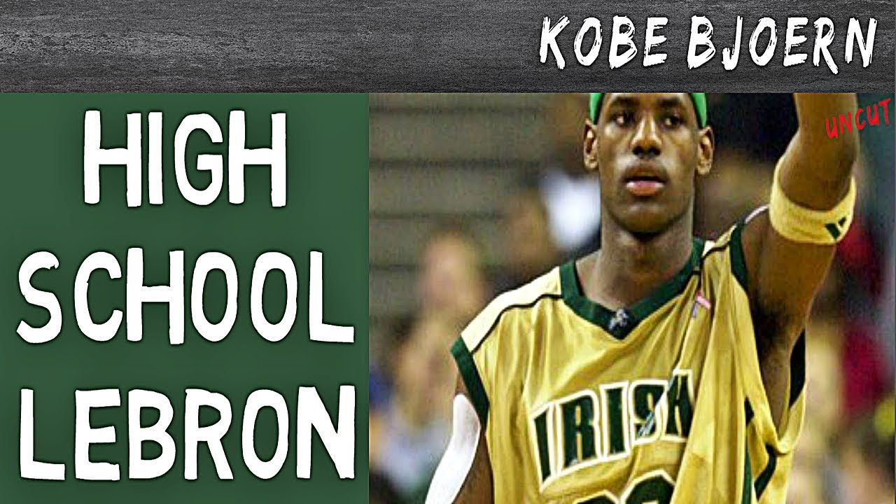 LEBRON JAMES Dominiert High School Competition auf ESPN | KobeBjoern uncut