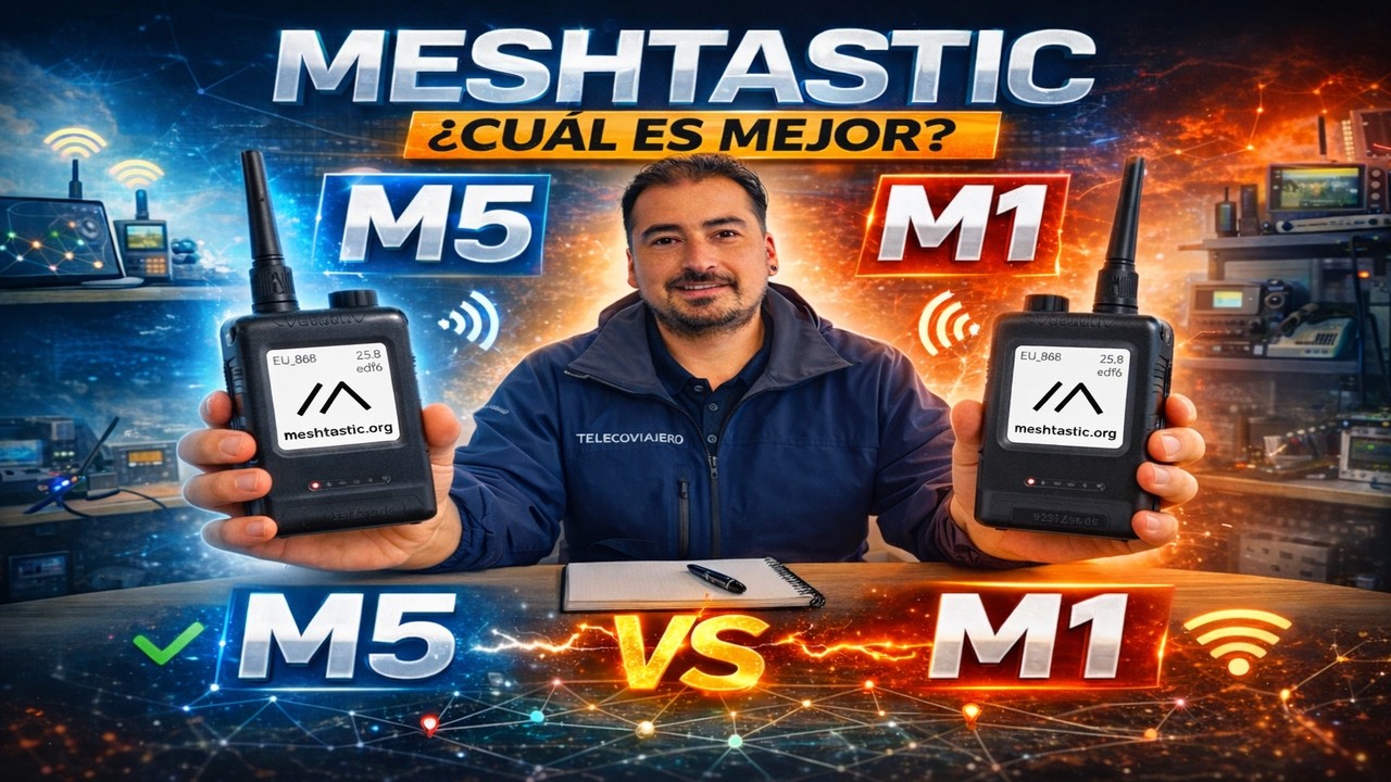 Meshtastic THINKNODE M5 vs M1 | ¿Vale la pena el upgrade? sirve para emergencias ?