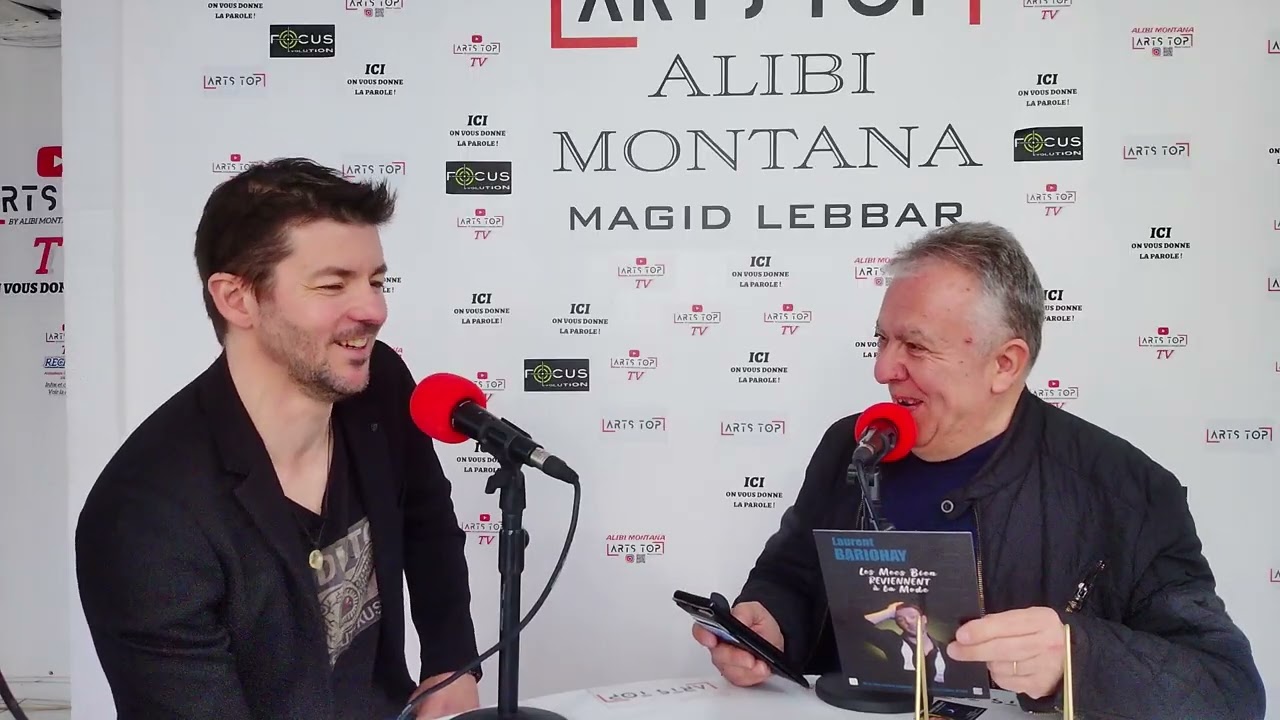 DANIEL LAMBERT LES ARTISTES SONT SYMPAS SUR ARTS TOP TV  LAURENT BARIOHAY