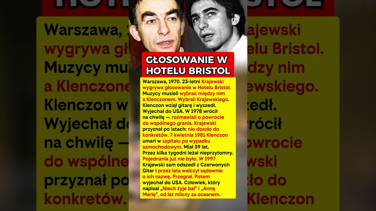 ROZMAWIALI O POWROCIE DO GRANIA A ON UMARŁ ZANIM DOSZŁO DO KONKRET&Oacute;W