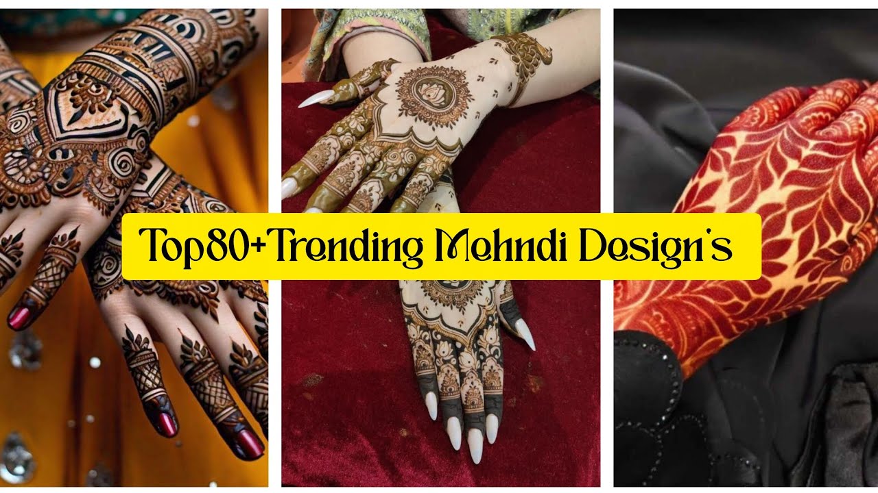 Top80+Trending Mehndi Designs🌸#youtubevideo#viralvideo#growmyaccount#mehndi#longvideo#trendingdesign
