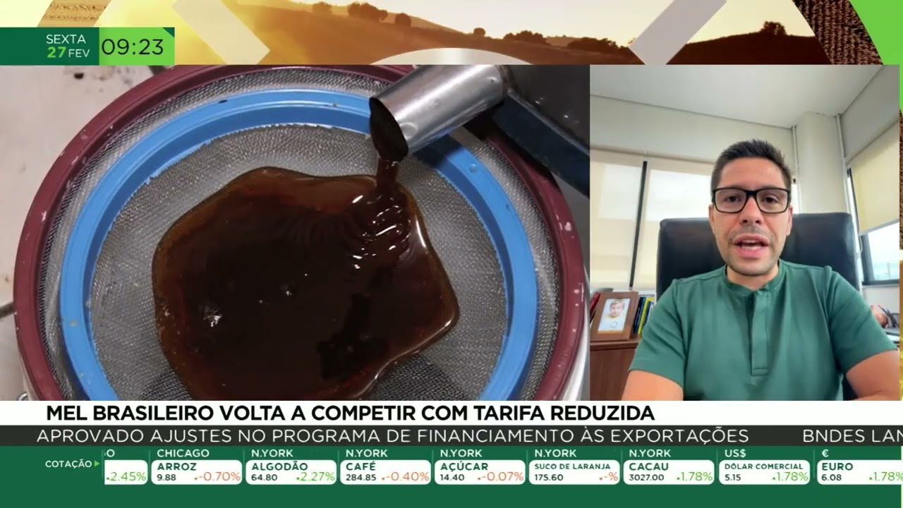 Mel brasileiro volta a competir com tarifa reduzida