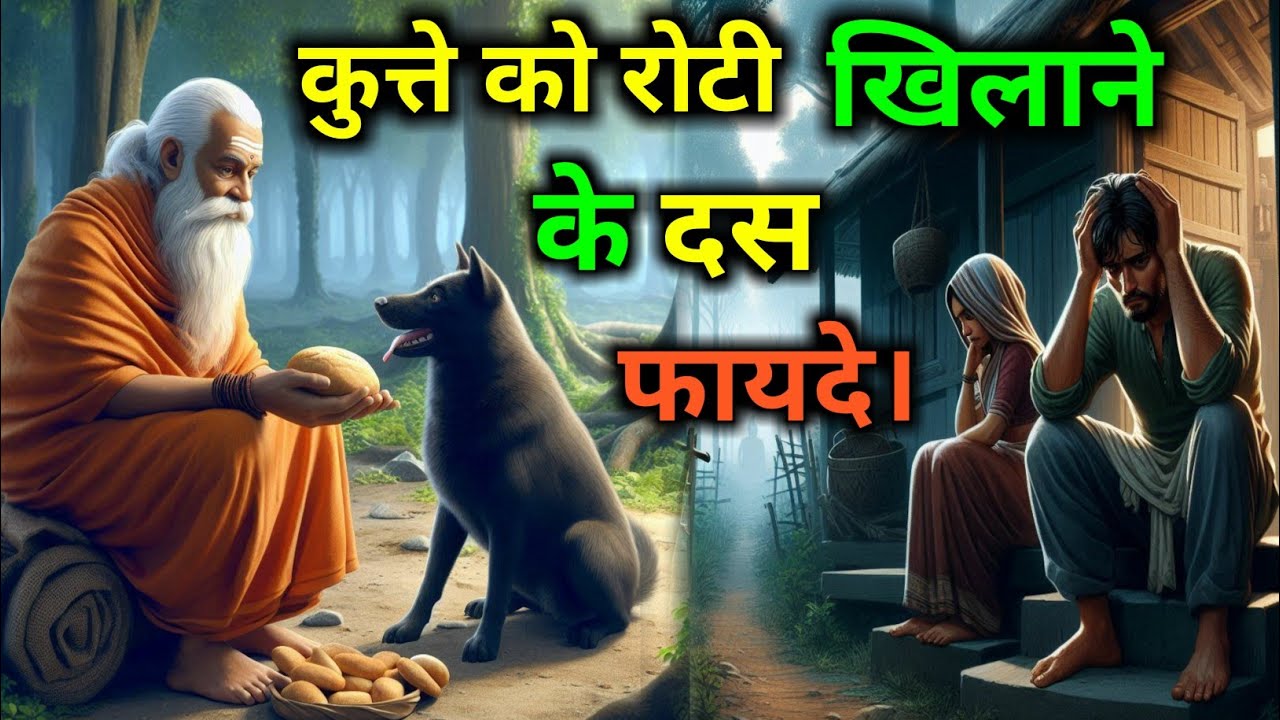 कुत्ते को रोटी खिलाने के दस फायदे. Benefits of feeding bread to a dog #Motivationvideo #Krishnavideo
