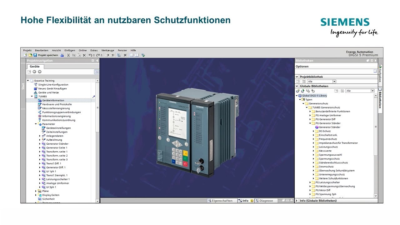 SIPROTEC 5 - Generatorschutzger&auml;t 7UM85 - Teil 1