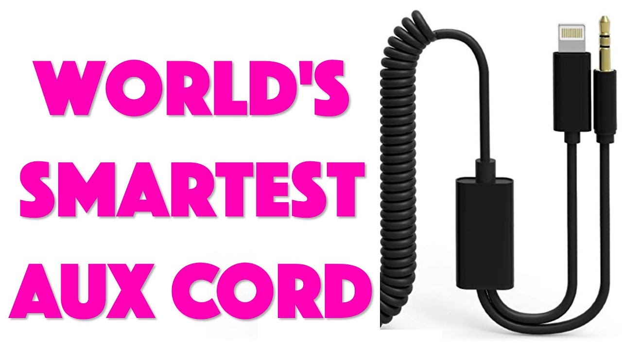 The Slick UNOOE Car Aux Cord with Lightning - Reviewed!