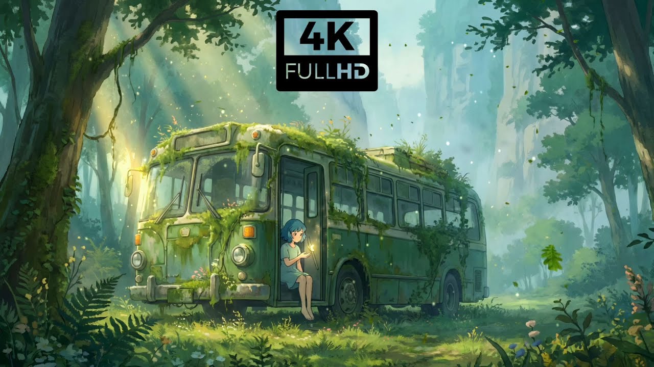 3 Hours of Peaceful Forest Ambience  4K Live Wallpaper