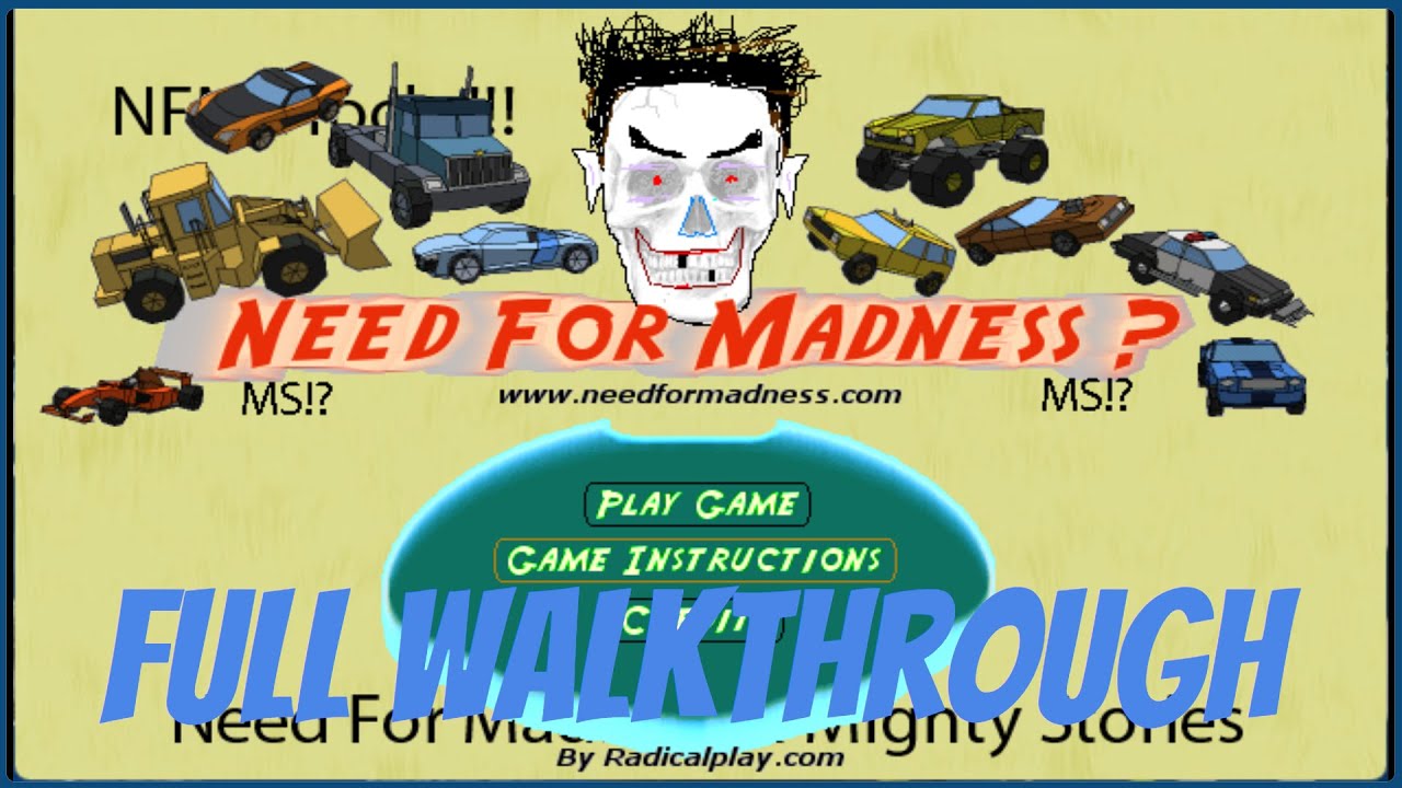 Need For Madness Mighty Stories Full Walkthrough Gameplay