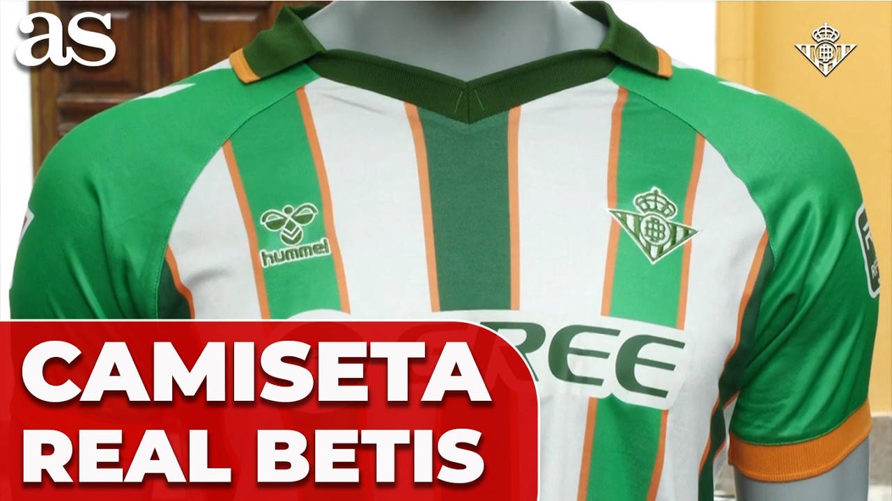 Nueva CAMISETA del REAL BETIS fabricada con NARANJAS y con aroma a AZAHAR