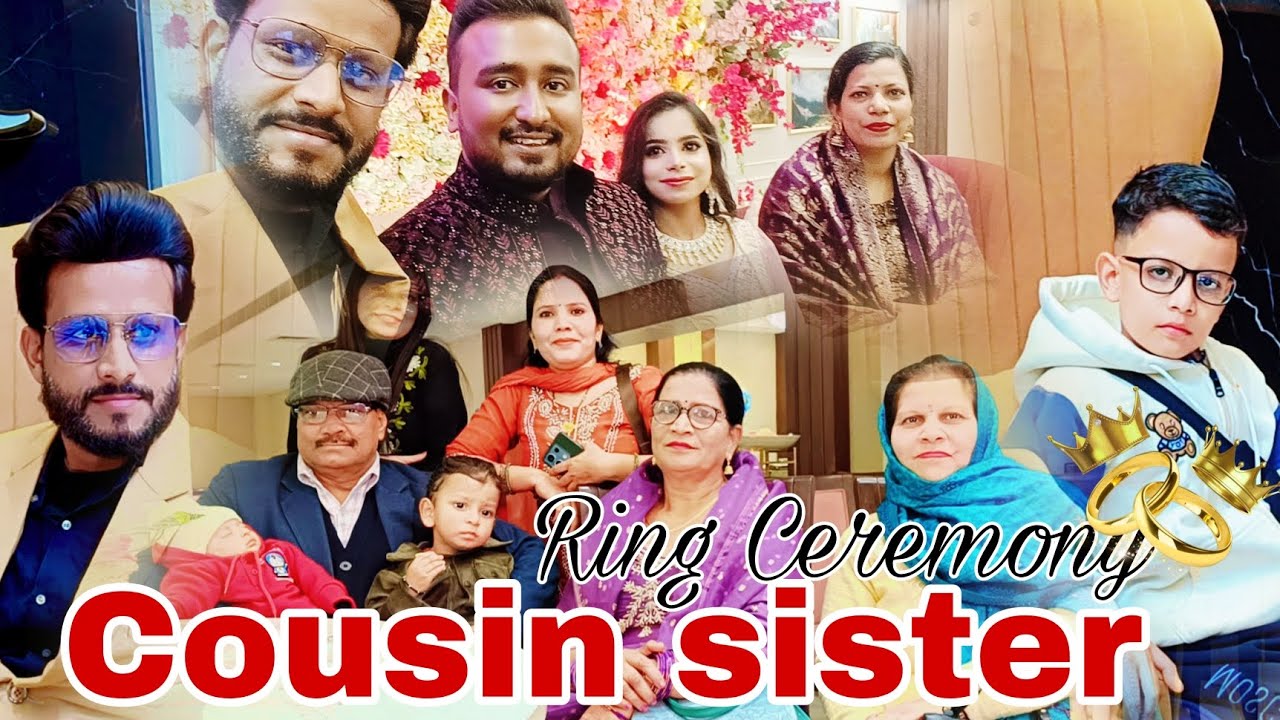 Ring Ceremony cousin sister l Reyanshvlog l Vishumahi l 