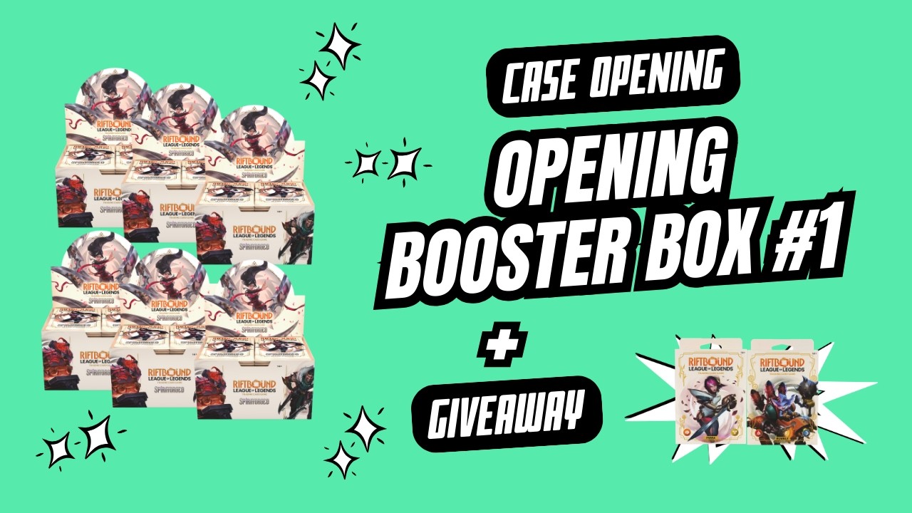 Riftbound Spiritforged Box 1/6 – First Case Break! Pull Rates + Giveaway