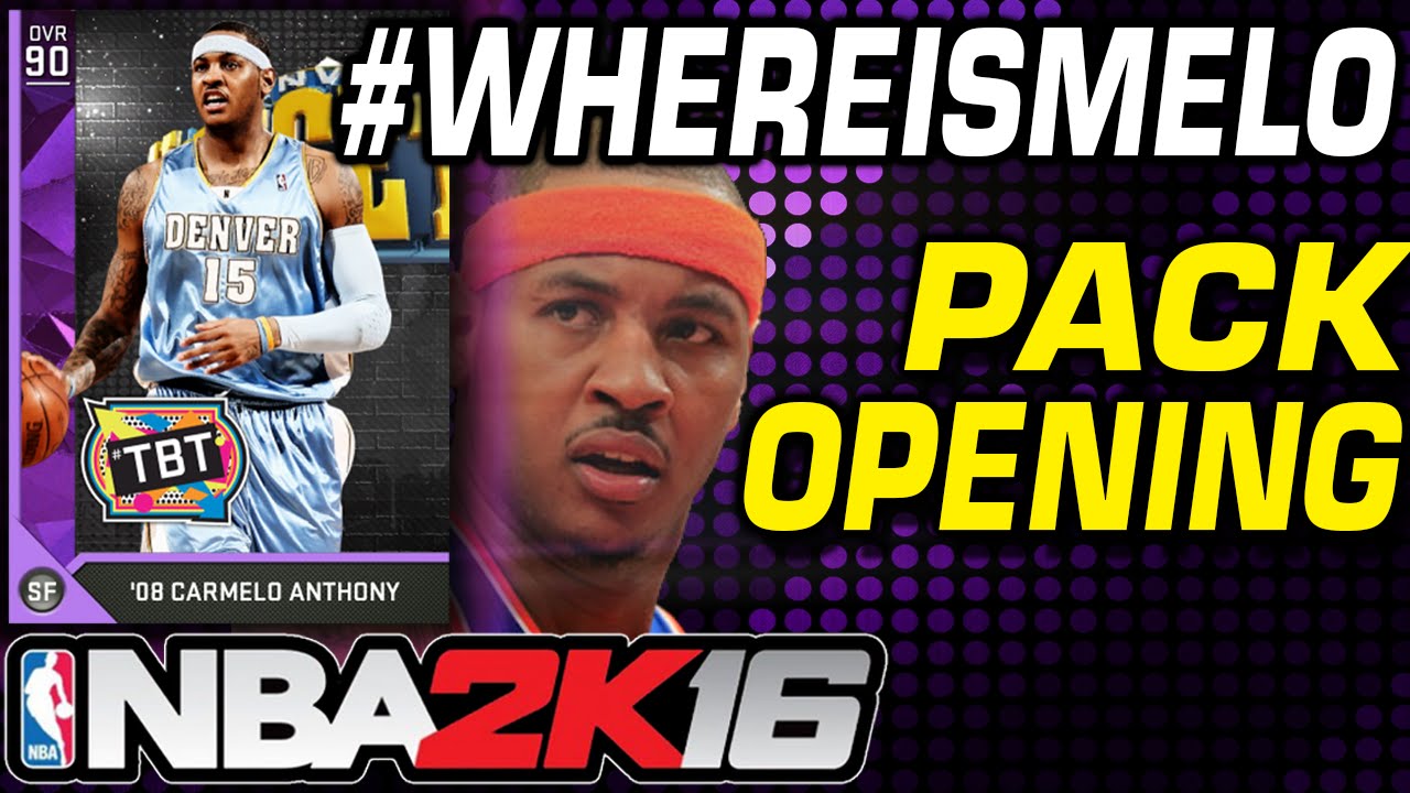 NBA2K16 - Amethyst Carmelo Pack Opening!
