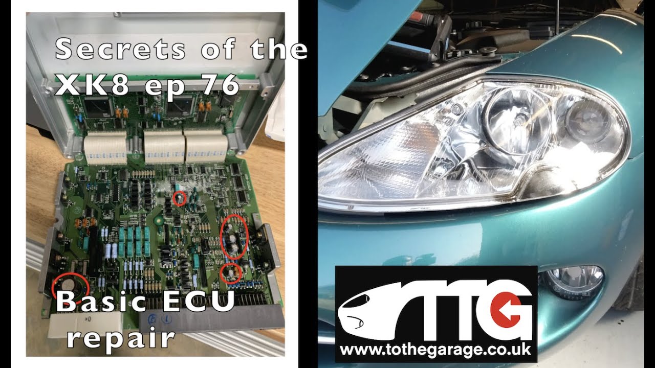 secrets of the jaguar xk8 episode 76. Find remove and fix the engine ECU
