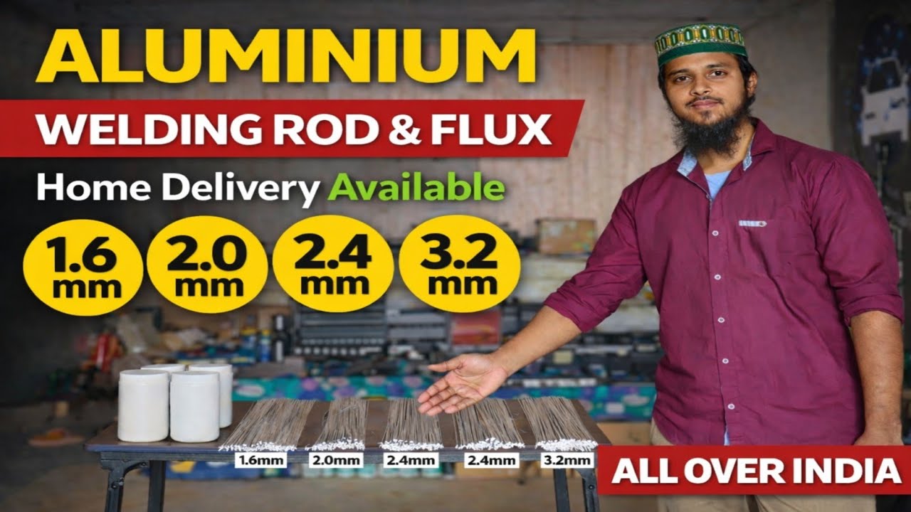 Aluminium Welding Rod & Flux | Brazing Rod |Home Delivery All Over India