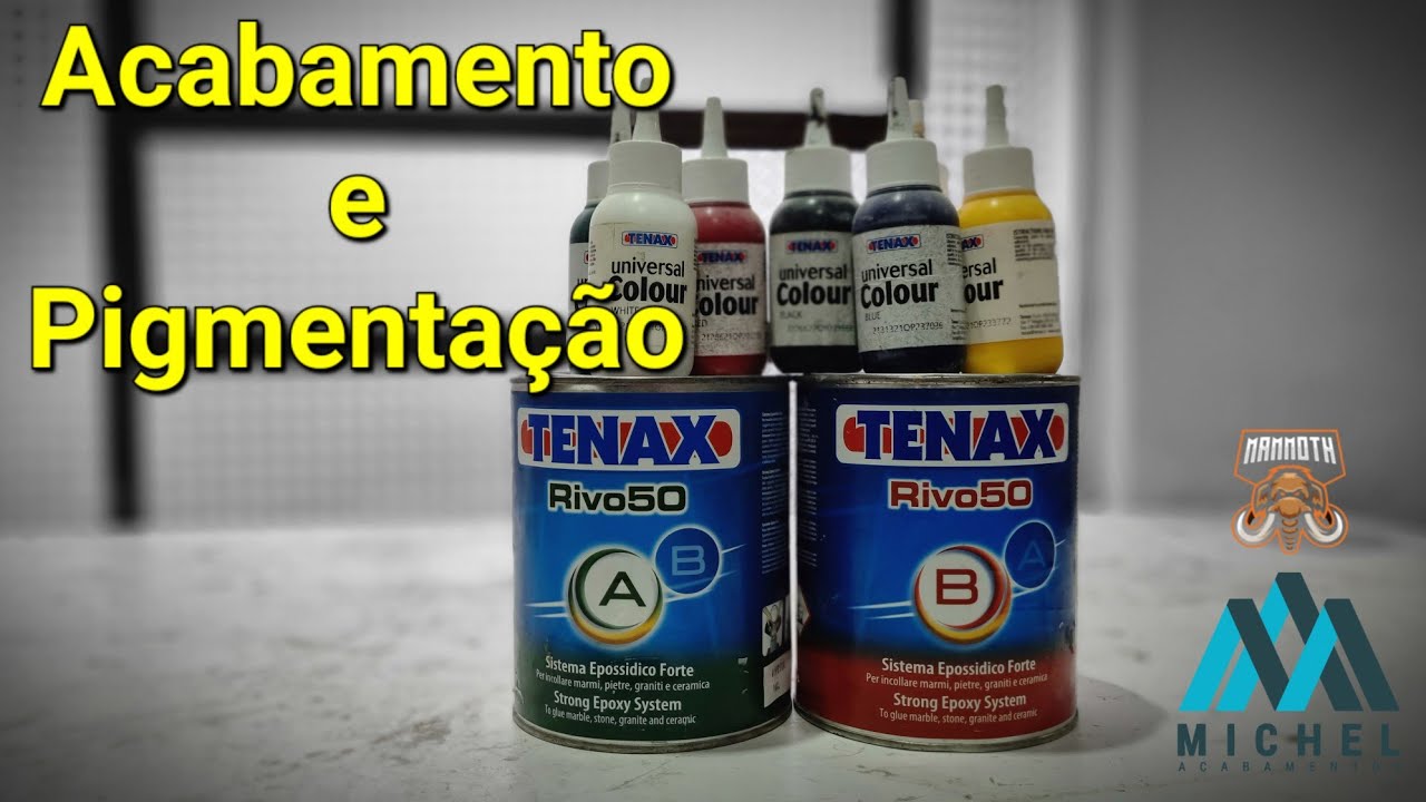 Acabamento e pigmentação na Tenax Rivo 50. Aprenda todos os macetes aqui