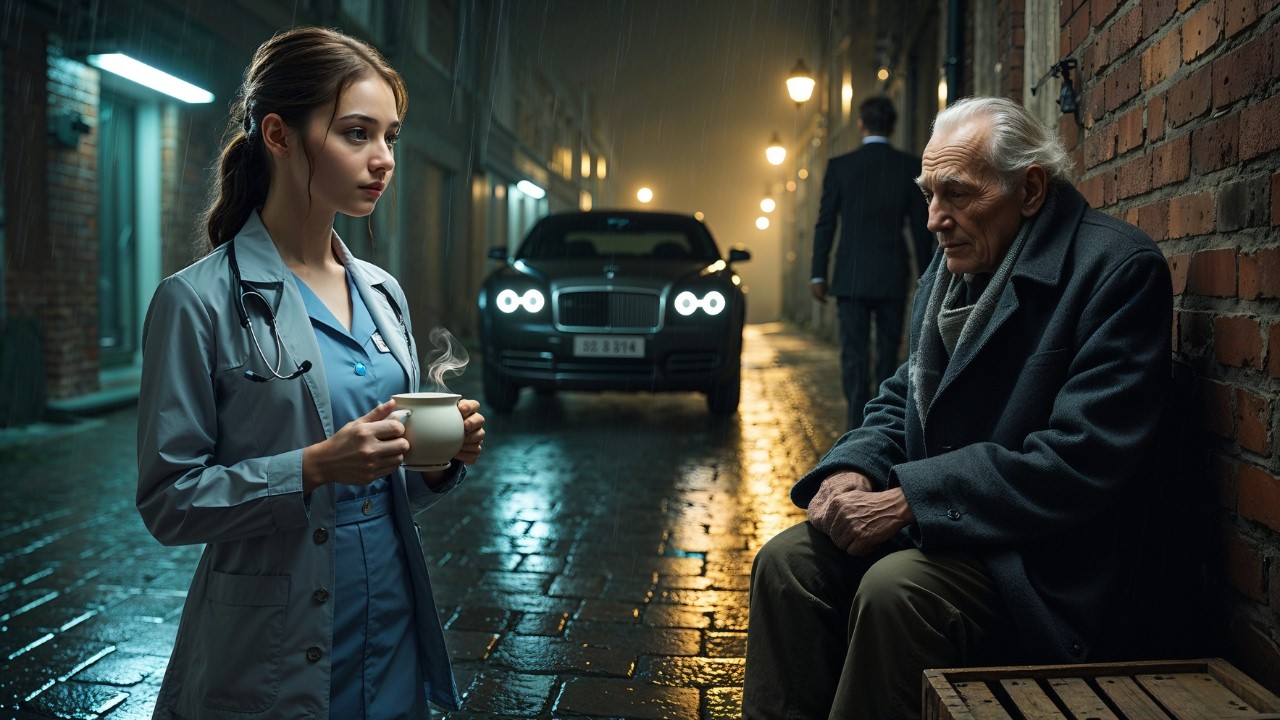 Everyone Feared Old Man in Alley… Except This Brave Girl —Who Didn’t Know He Was Mafia Boss’s Father