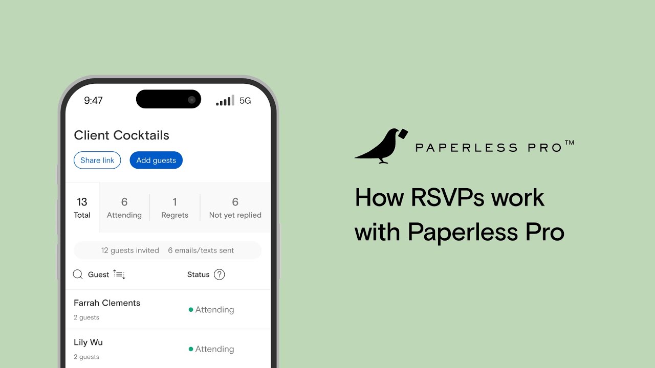 Как работает подтверждение участия в Paperless Pro