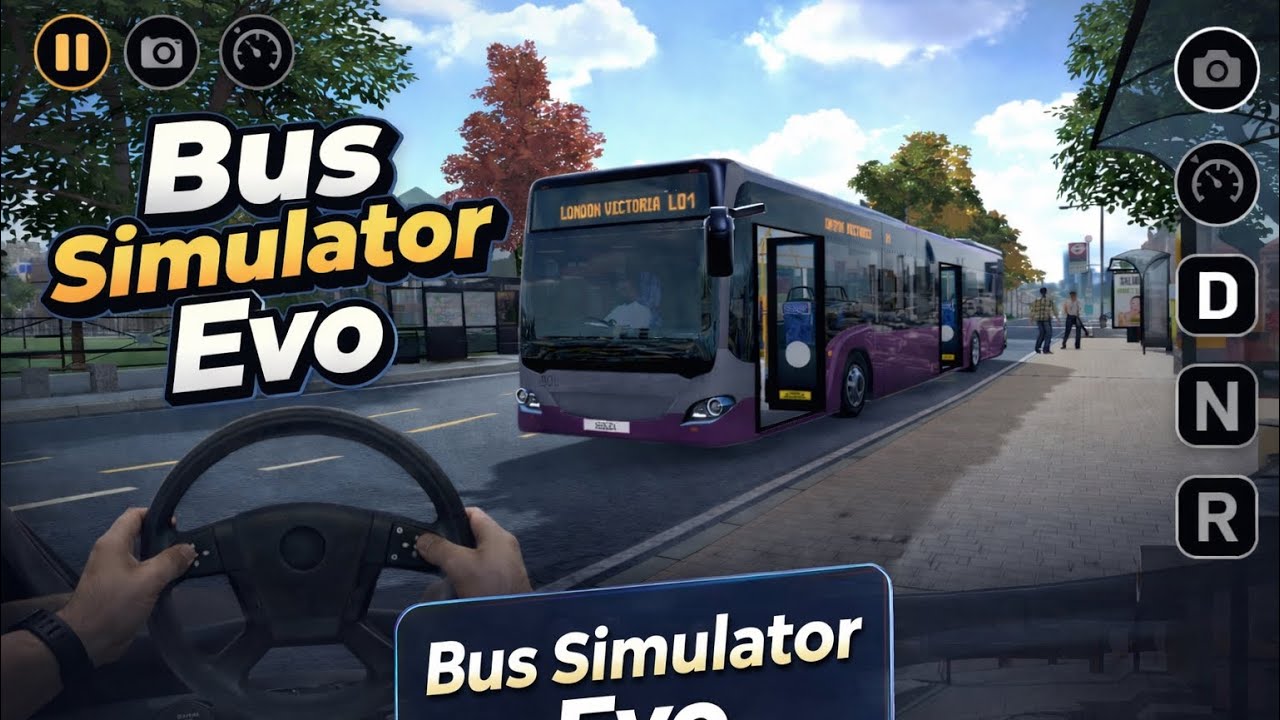 Bus Simulator Evo 🚍 | Realistic Bus Driving Gameplay | City Routes,Passenger Pickup & Smooth Driving