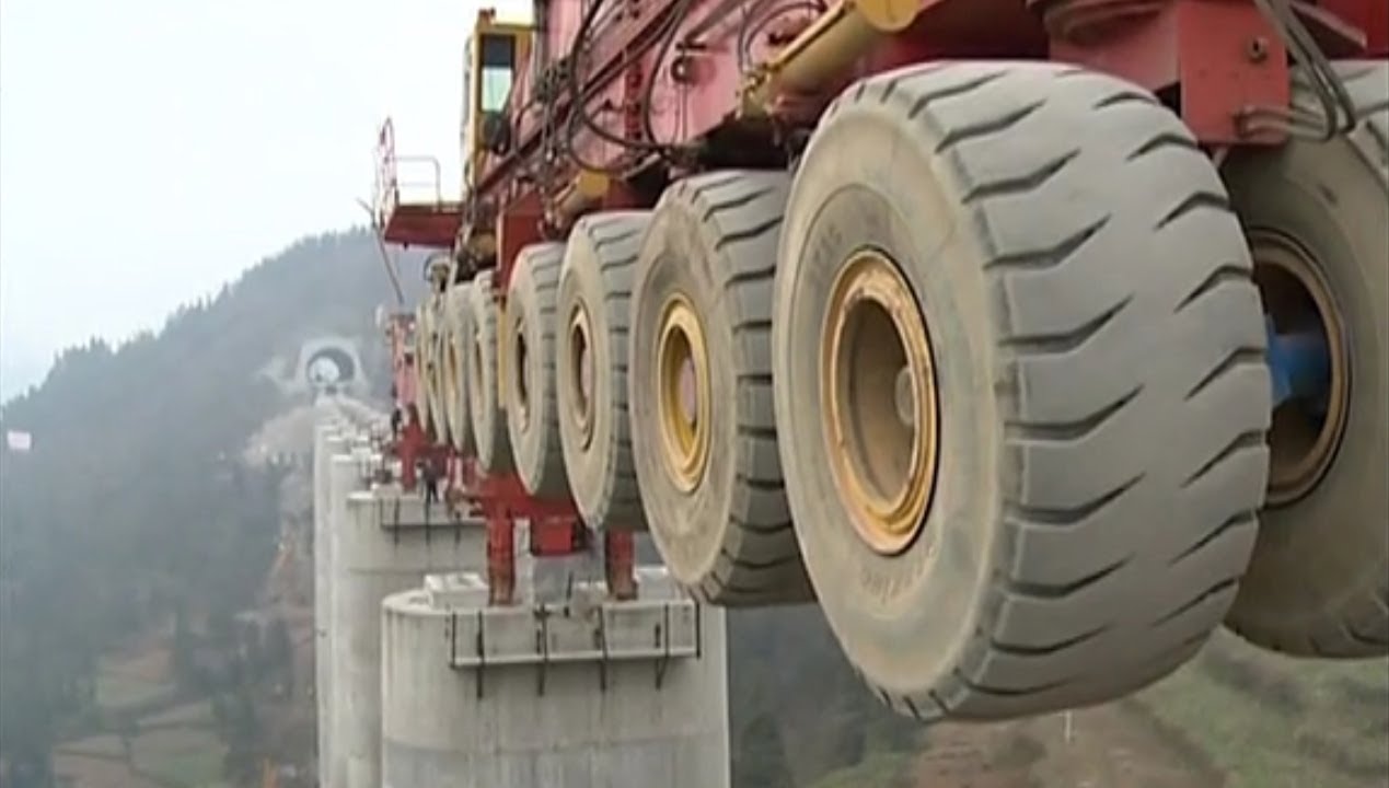 SLJ900/32 Bridge Girder Erection Monster Machine