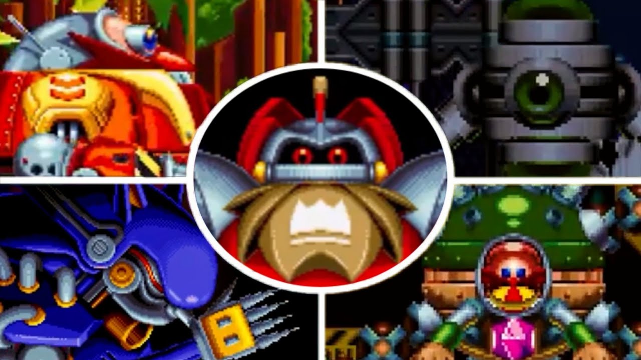 Sonic Mania Plus - All Bosses (No Damage)